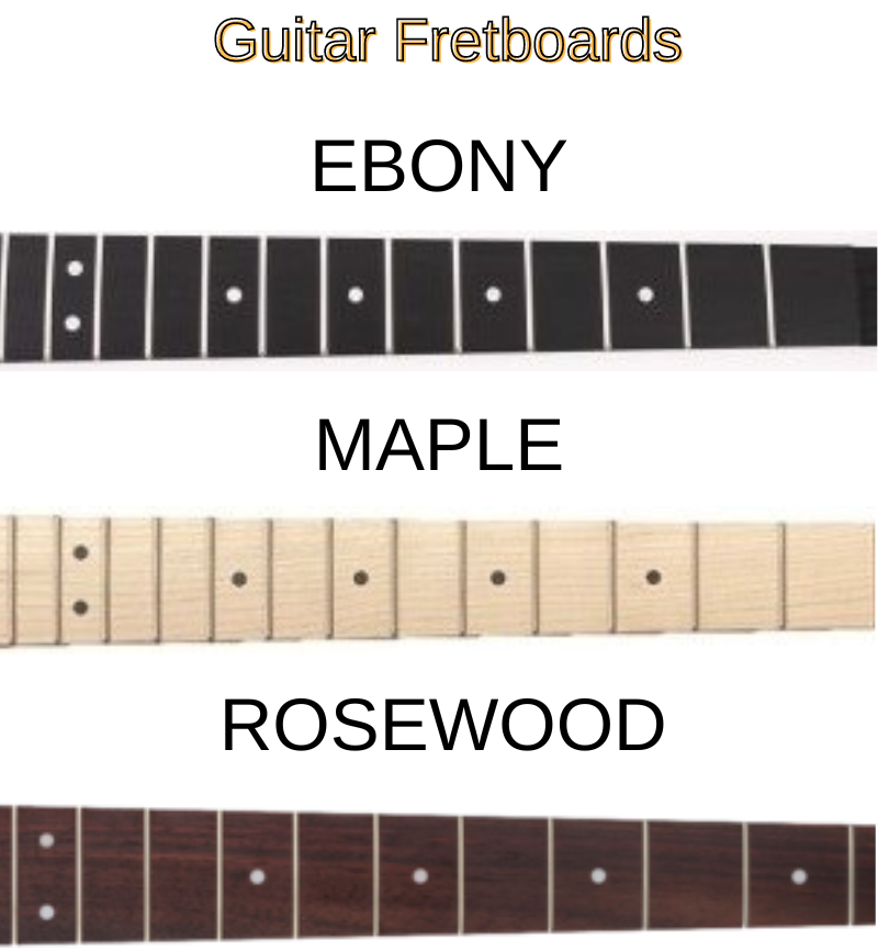 Guitar fretboards woods