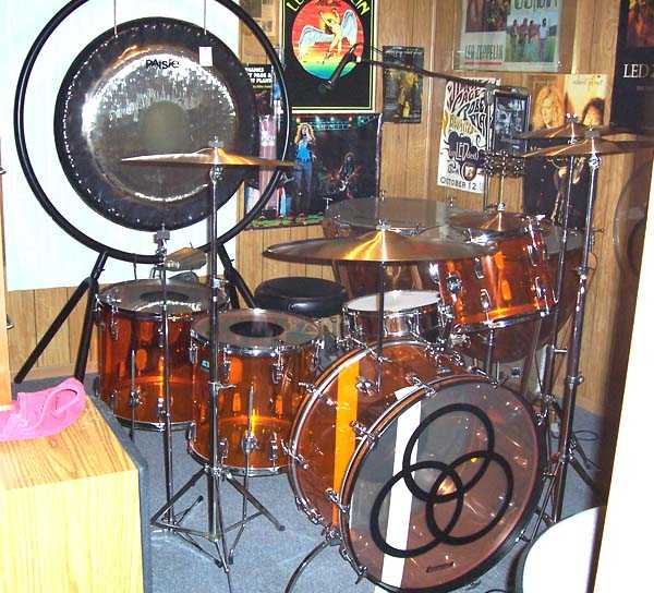 John Bonham's Amber Ludwig Kit