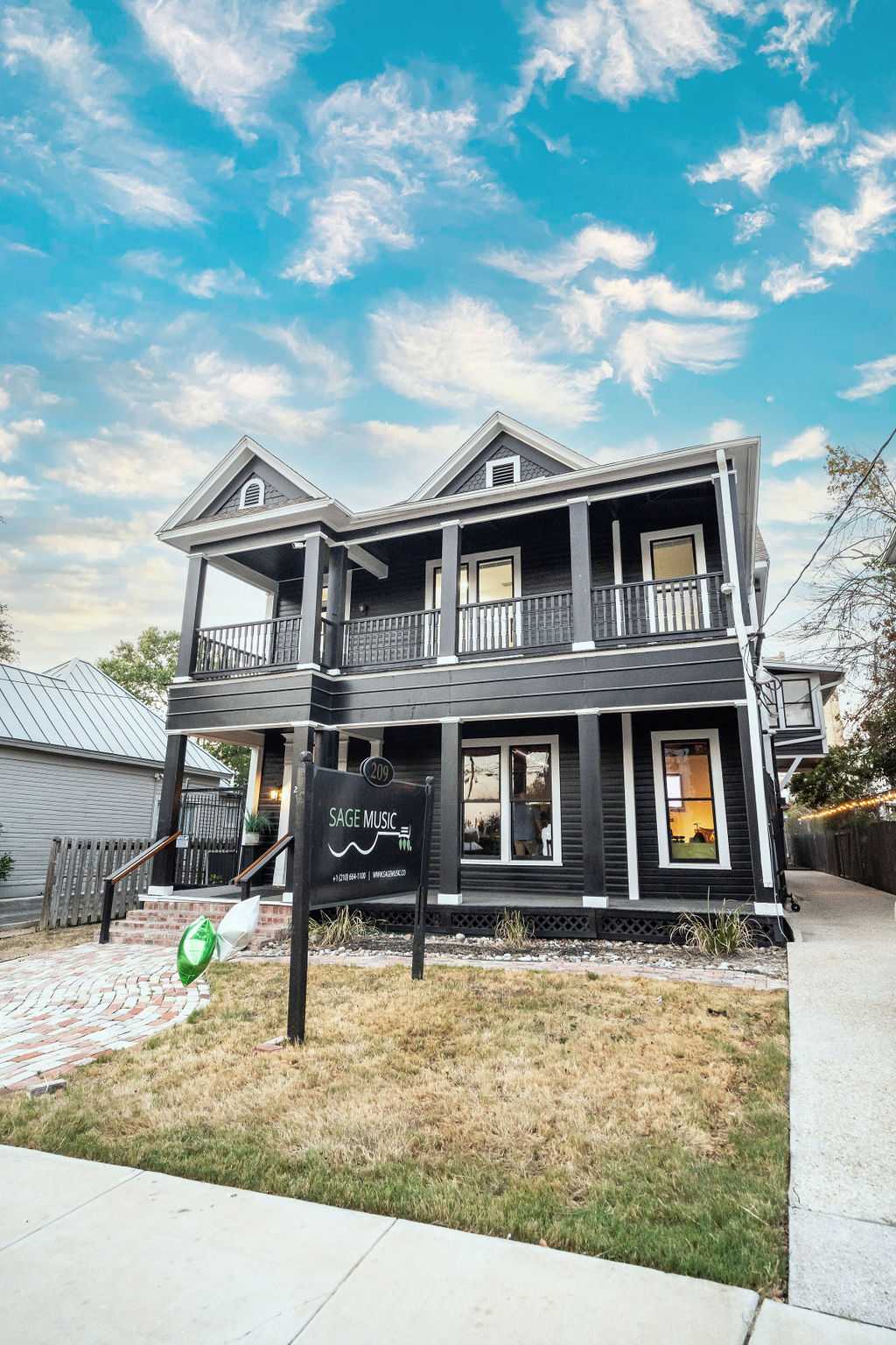 Sage Music's Landmark Building in Tobin Hill, San Antonio, TX