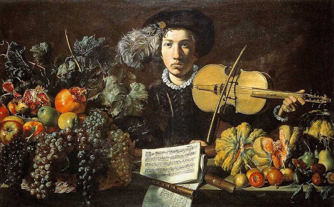 Cavarozzi's "Still Life with Violinist"