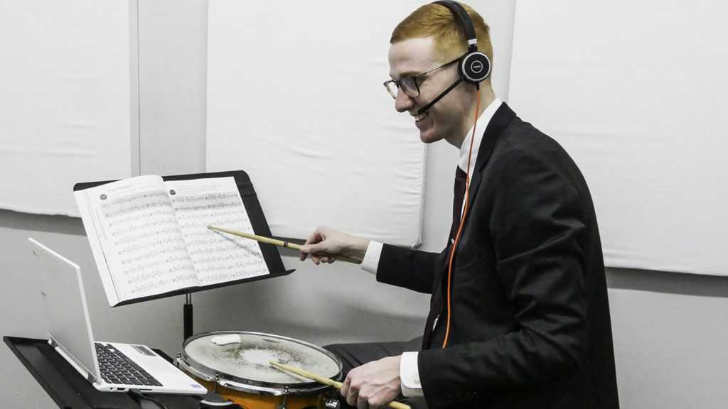 How to set up for your online drum lessons
