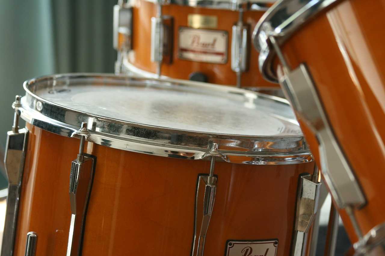 Drum set, the floor tom