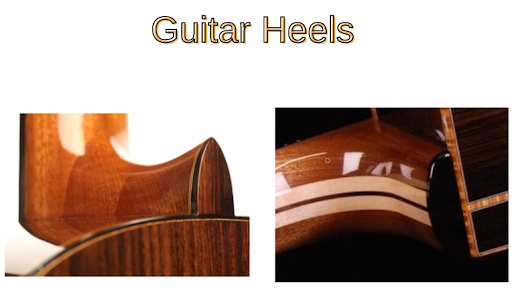 Guitar heels, spanish and glued