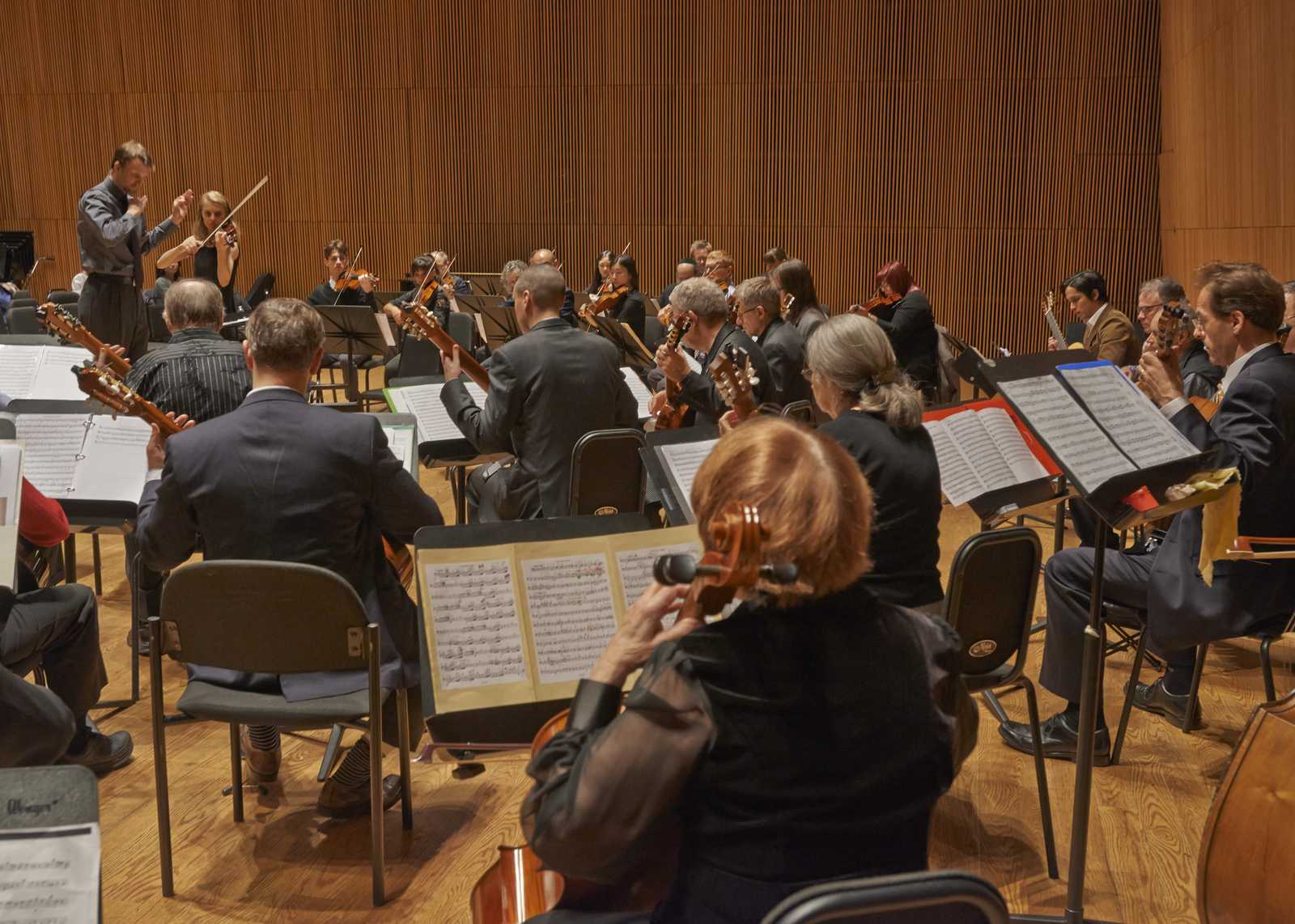Jason Sagebiel Conducting at The DiMenna Center for Classical Music