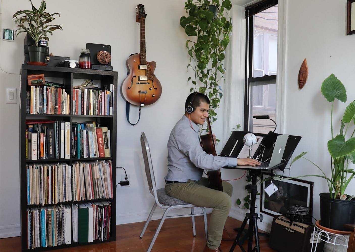 The best setup for your online guitar lessons