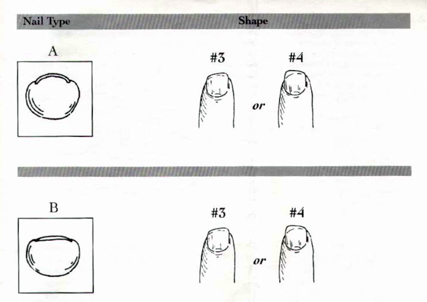 nail shape according to Scott Tennant