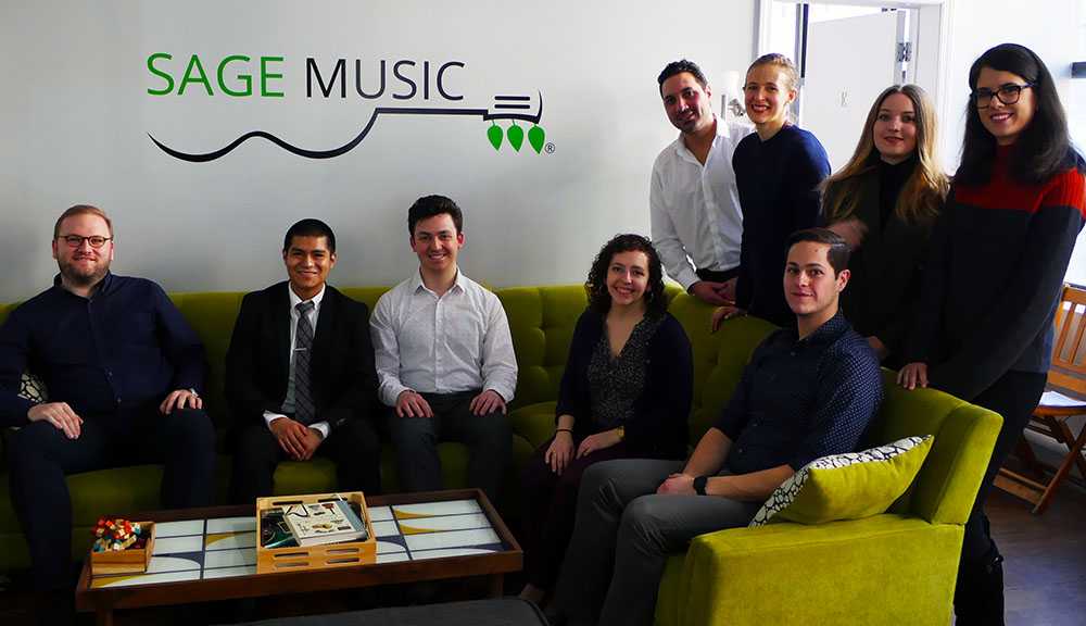 Sage Music faculty group photo