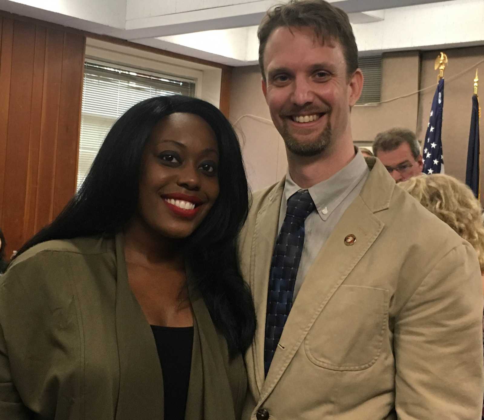 Jason Sagebiel with Anastia Johnson
