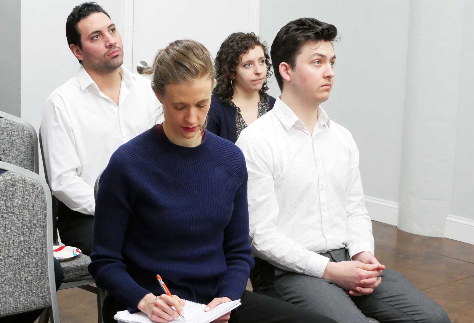 Sage Music teachers during a training session