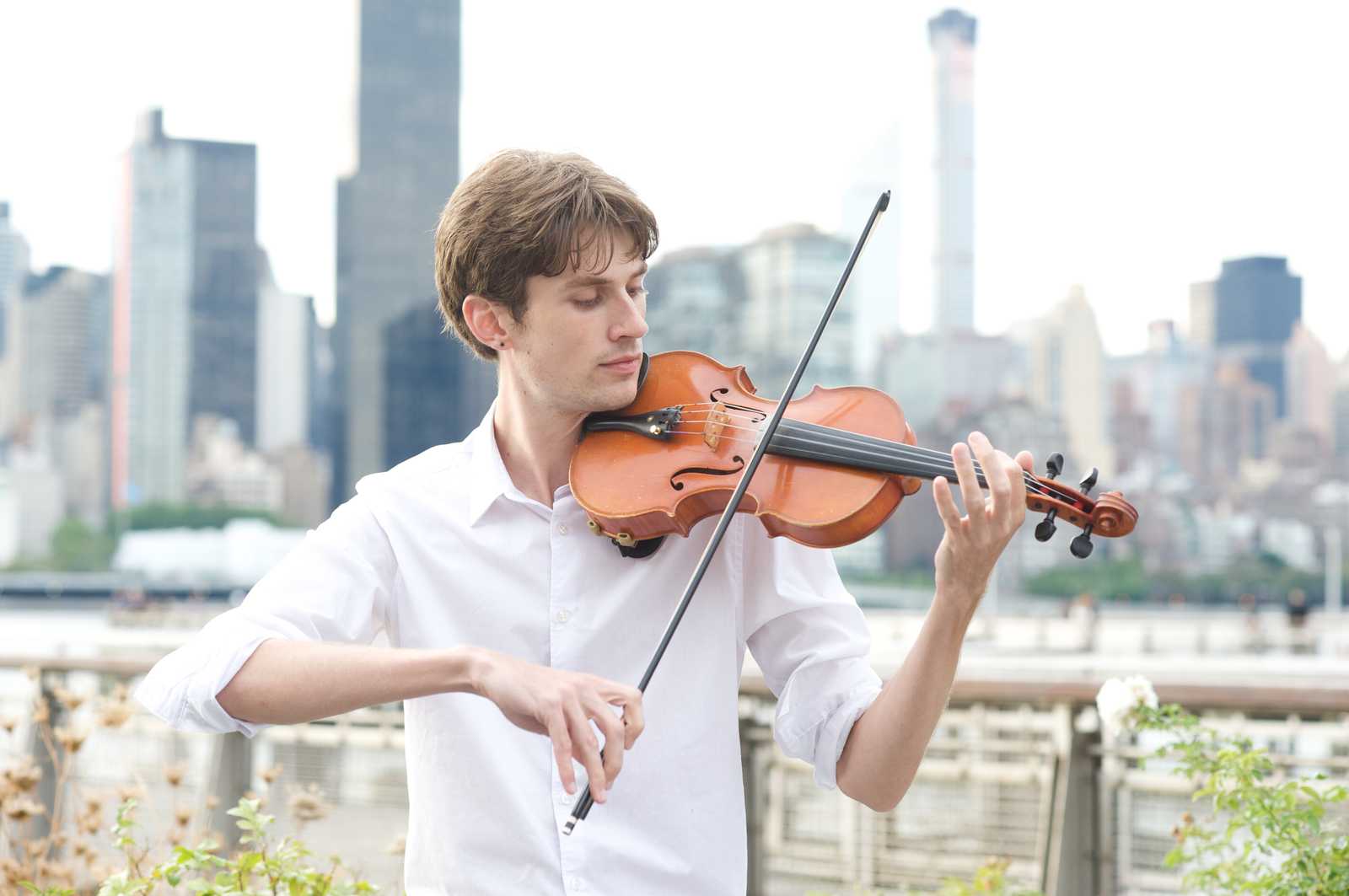 Sage violin teacher Evan
