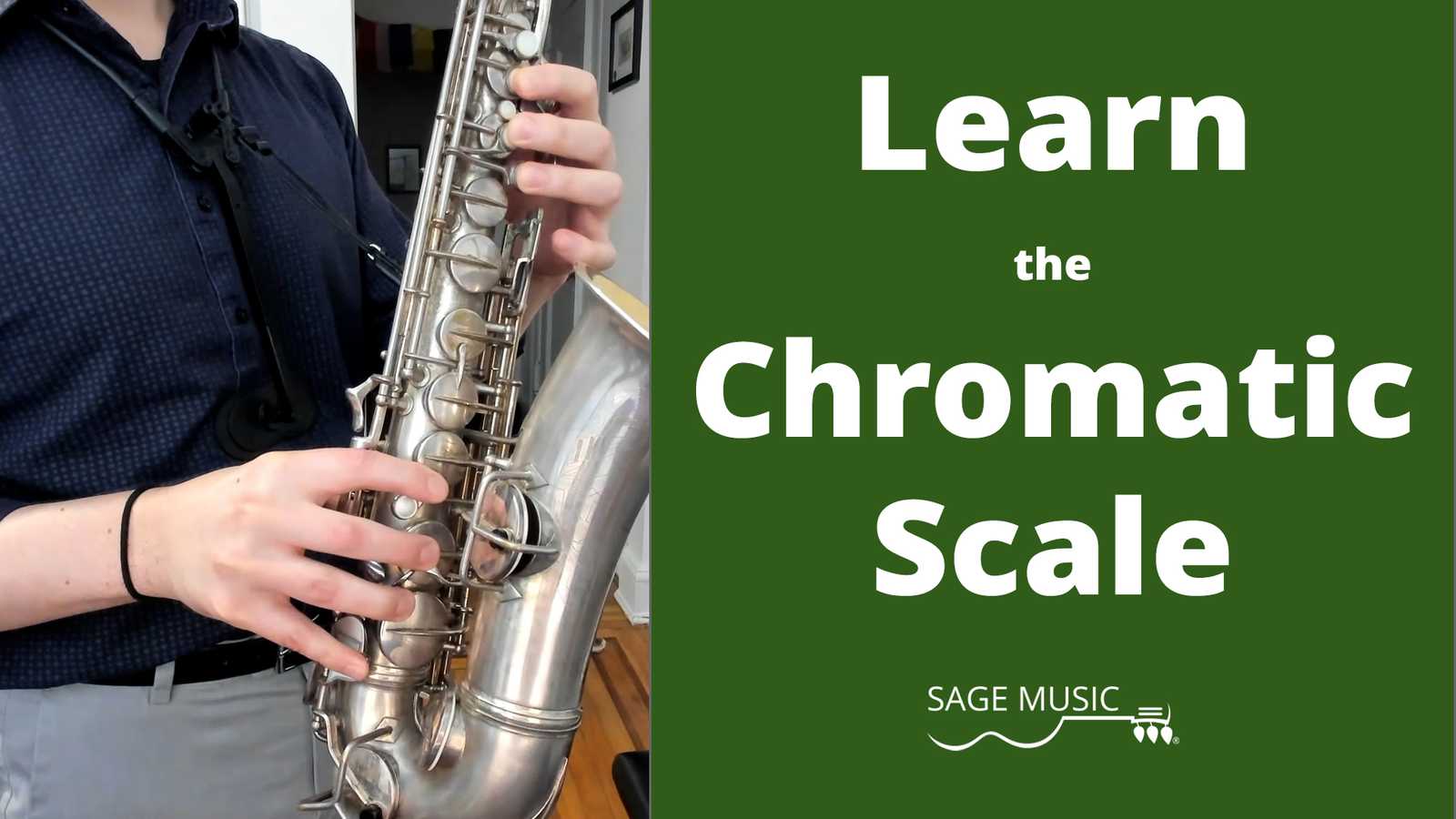 How to Play the Chromatic Scale on the Saxophone