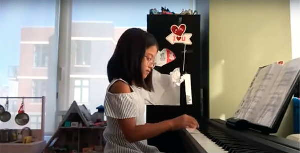 Naming the Fingers on the Piano
